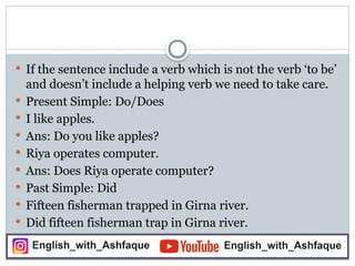 Question Formation Rules Comprehensive Guide to Question Formation in English Grammar | PPTX