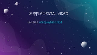Supplemental video
universe videoplayback.mp4
35
 