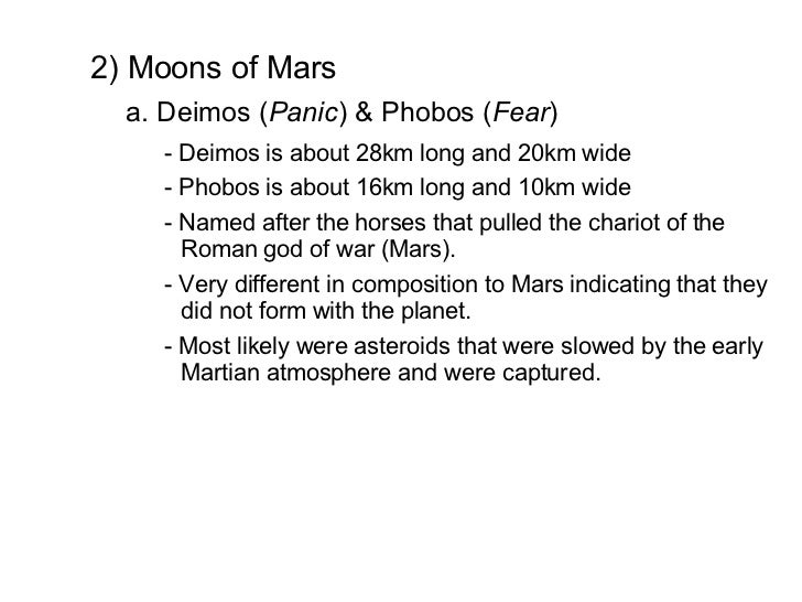 Formation Ofthe Solar System Notes