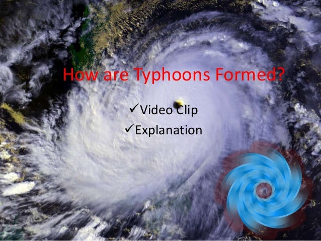 Formation of Typhoon