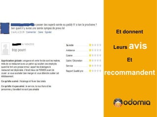 Et donnent


  Leurs   avis
      Et

recommandent
 