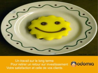 Crédit Photo : carbonNYC



      Un travail sur le long terme
  Pour retirer un retour sur investissement
Votre satisfaction et celle de vos clients
 
