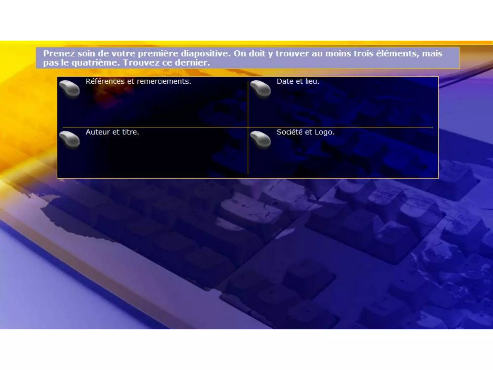 Formation pcie ppt word partie 1