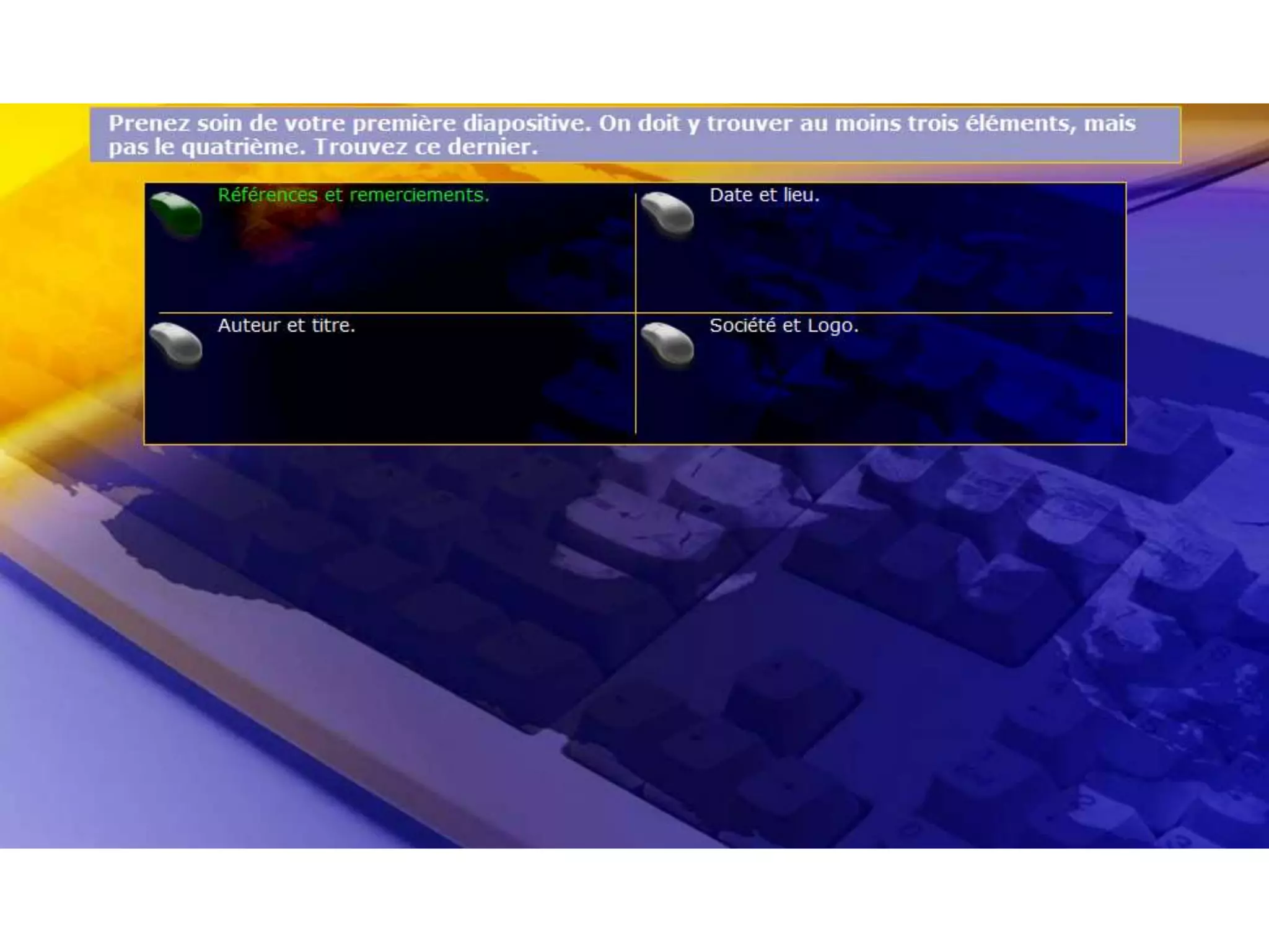 Formation pcie ppt word partie 1