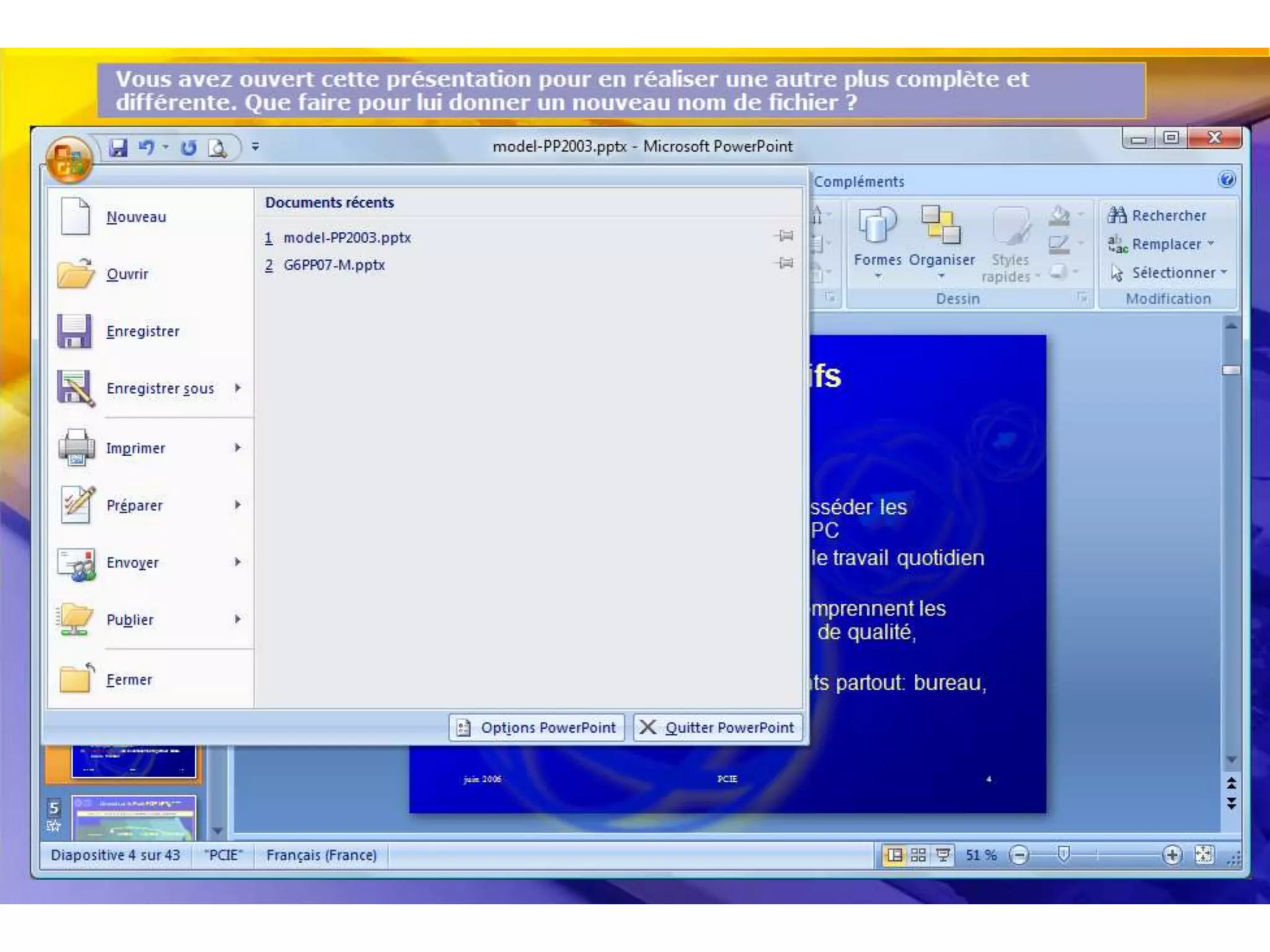 Formation pcie ppt word partie 1