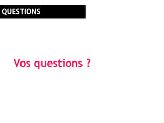 Vos questions ?
             -
 