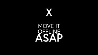 MOVE IT
OFFLINE
ASAP
X
 
