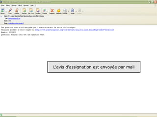L'avis d'assignation est envoyée par mail




                                            41
 