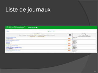 Liste de journaux
58
 