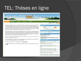 TEL: Thèses en ligne
95
 