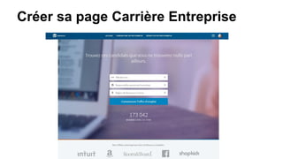 Créer sa page Carrière Entreprise
 