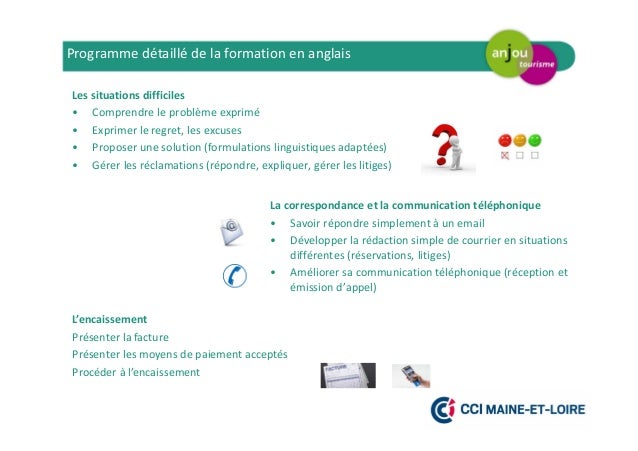 formations disponibles en anglais pour les professionnels