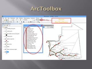 Acces
ArcToolboox
 