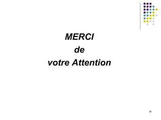 MERCI de votre Attention 