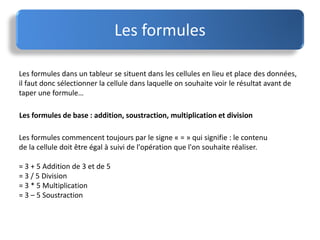 Formation tableur | PDF