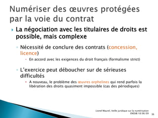 Mais aussi un intense travail de lobbying (épisode du Rapport Médina)