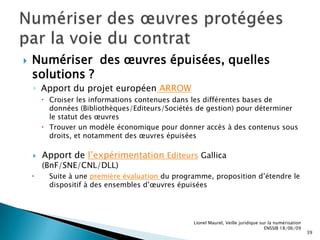 Traité de l’OMPI sur les interprétations et exécutions et les phonogrammes	Mais réflexion en cours sur les exceptions et limitations au droit d’auteurEtude en 2007 sur les exceptions et limitations en faveur des handicapés