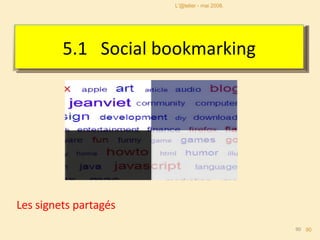 L'@telier - mai 2008. Les signets partagés 5.1   Social bookmarking 