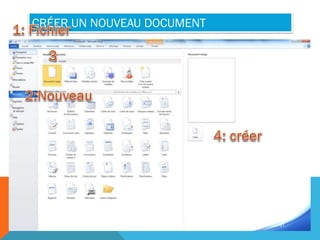 CRÉER UN NOUVEAU DOCUMENT
C R É E P A R : M A H D I A L I B I
 