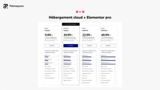 Hébergement cloud + Elementor pro
 