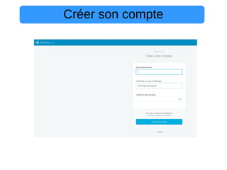 Créer son compte
 