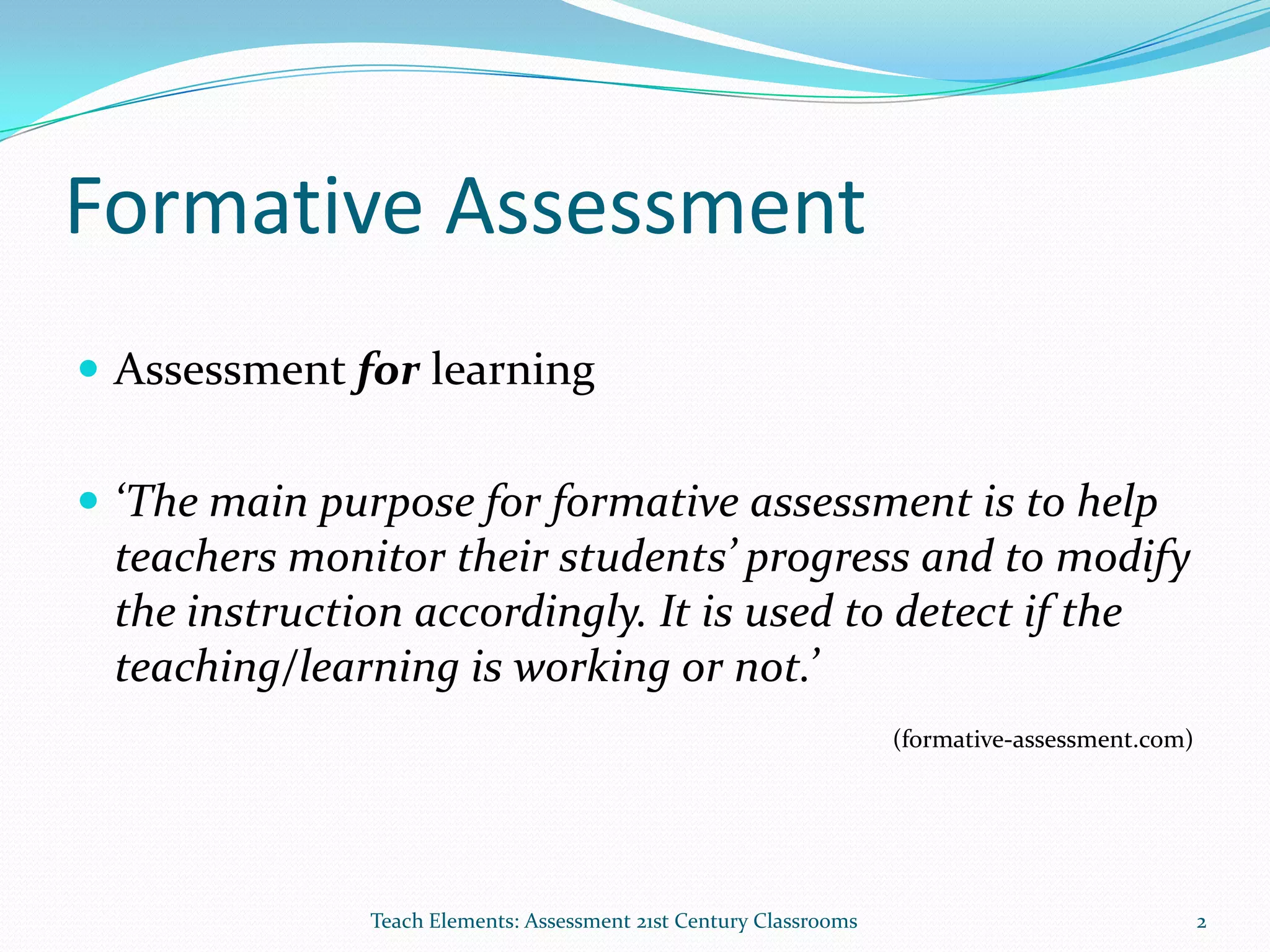 Formative and summative assessments | PPTX | Educational Assessment ...