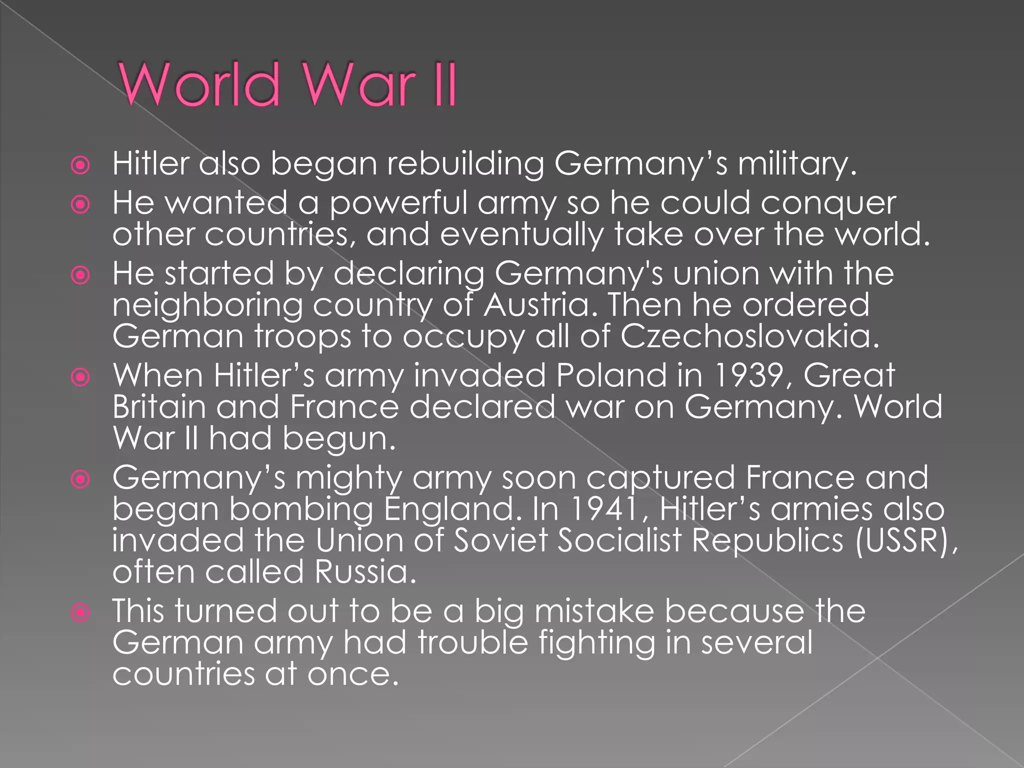 Early Life of Hitler | PPTX