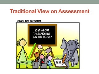 Traditional View on Assessment
 