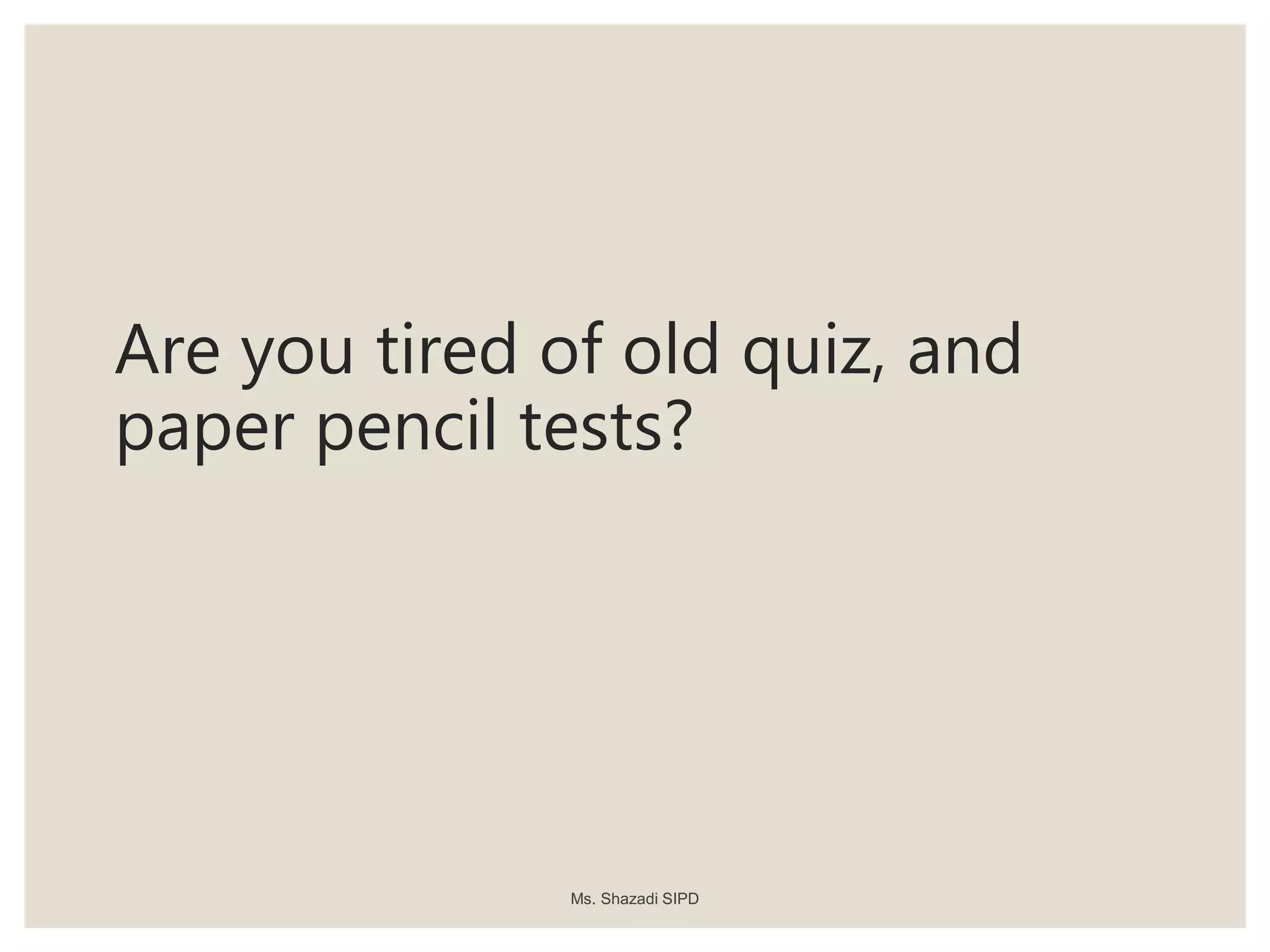 Formative Assessment Techniques PPT Formative assessment techniques ppt