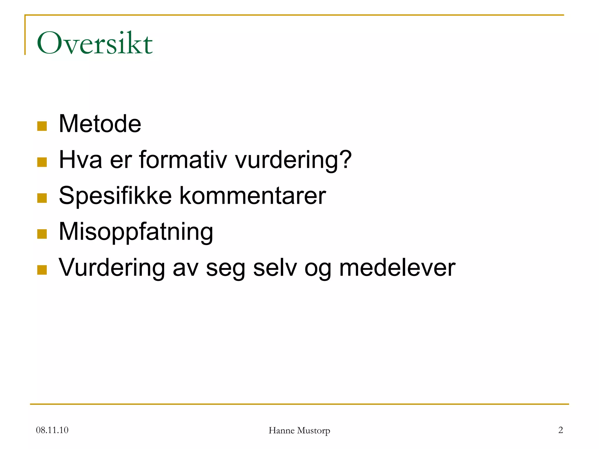 Formativ Vurdering PPT formativ-vurdering-ppt