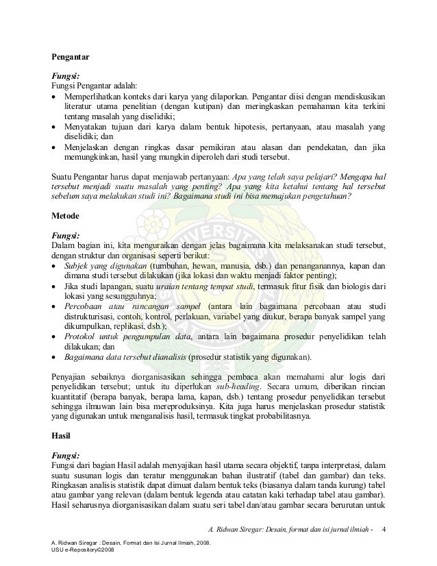 Format Jurnal Ilmiah