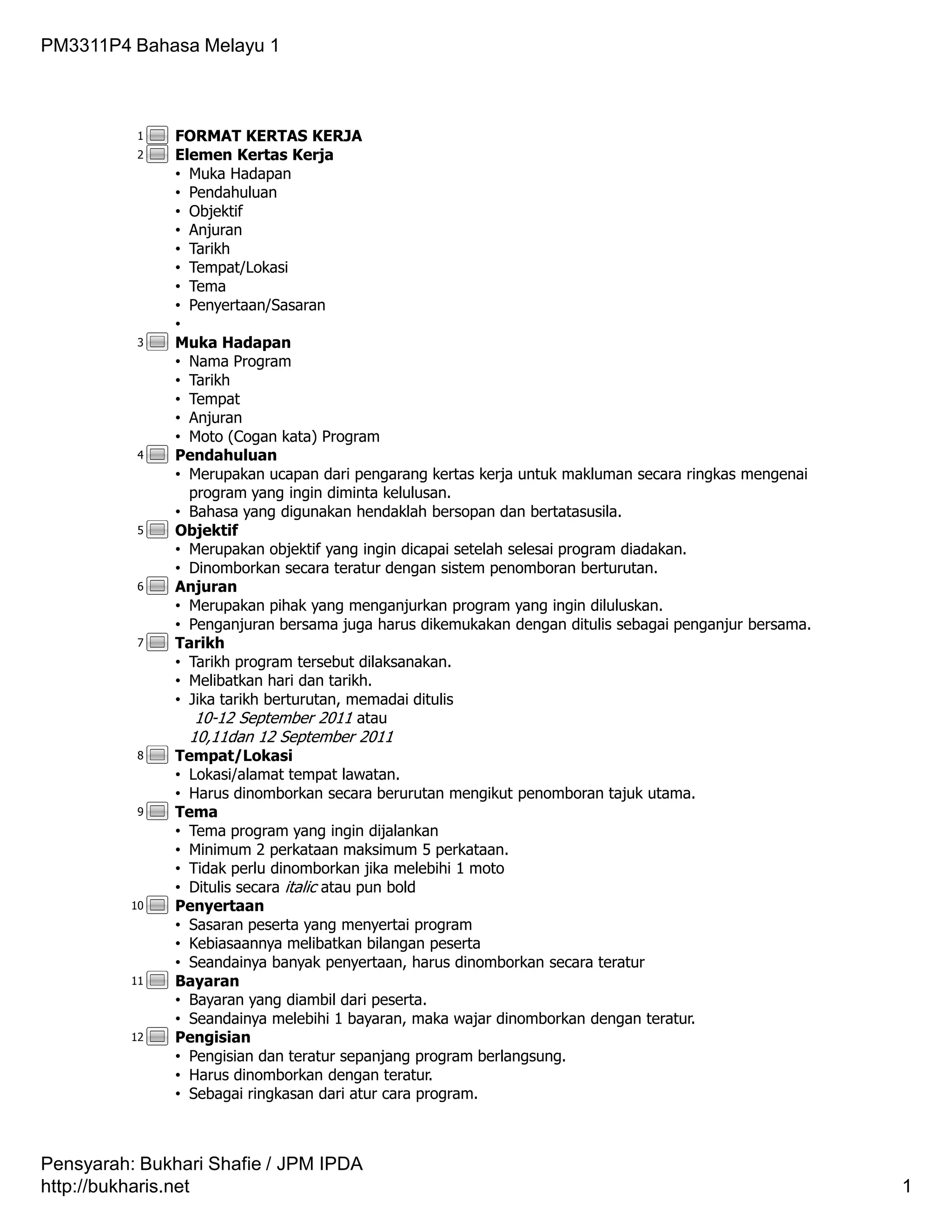 Format kertas kerja [compatibility mode] | PDF