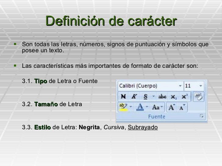 Formato de texto