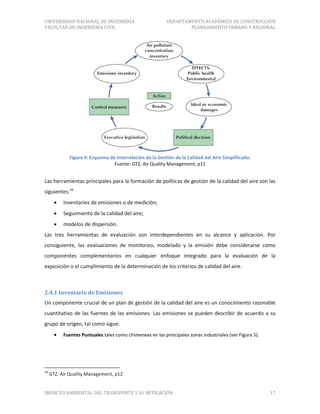 Formato impacto ambiental del transporte y su mitigación | PDF