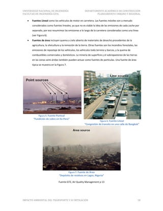 Formato impacto ambiental del transporte y su mitigación | PDF