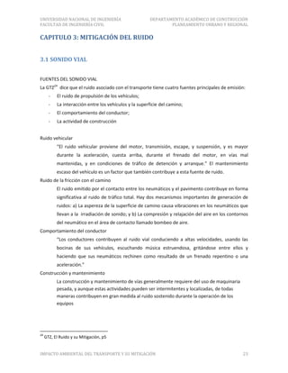 Formato impacto ambiental del transporte y su mitigación | PDF