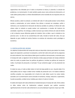 Formato impacto ambiental del transporte y su mitigación | PDF