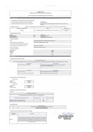 Formato 05 Registro de Ficha tecnica para Registro de Perfil Simplificadi INVIERTE.PE