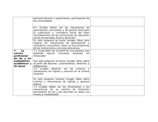 GUIA PARA LA SISTEMATIZACION DE LOS 10 EJES DE LA CONSULTA