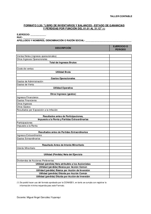 formato de ganancias y perdidas koni polycode co