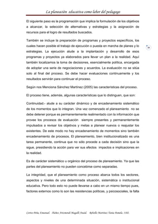 Formato apa planeacion