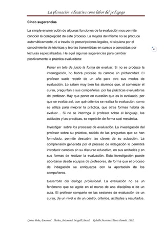 Formato apa planeacion