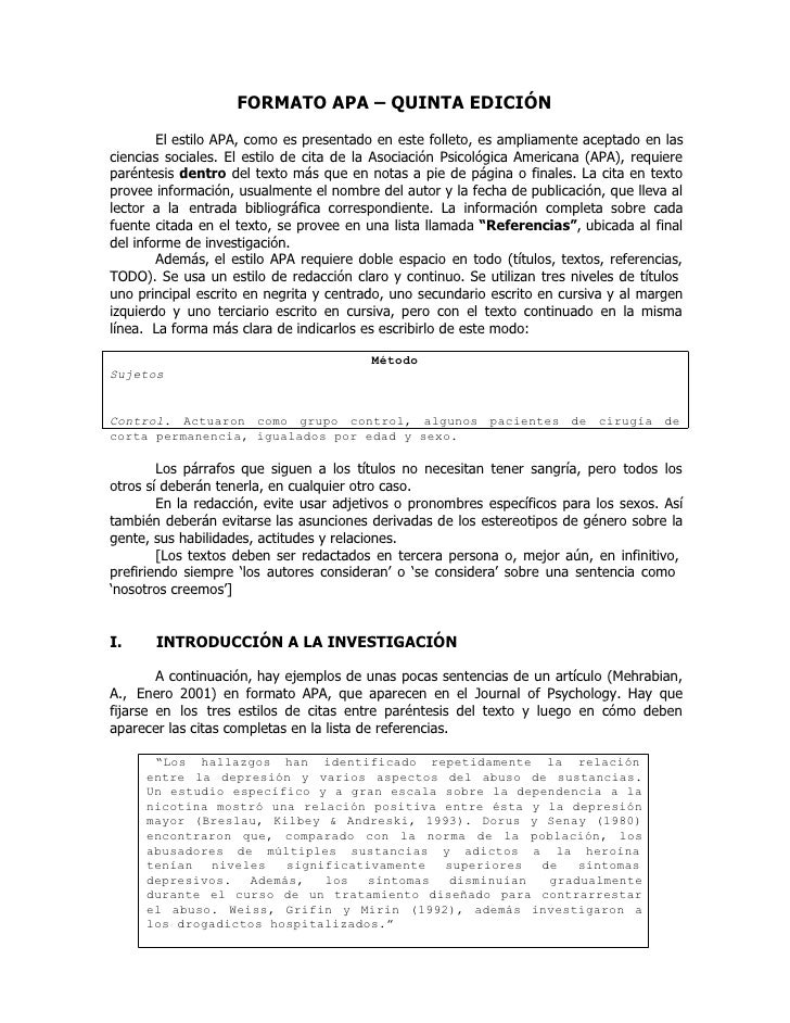 formato apa portada