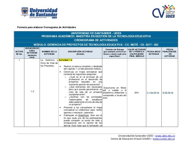 Universidad de Santander UDES – www.udes.edu.co
Centro de Educación Virtual CVUDES – www.cvudes.edu.co
Formato para elabor...