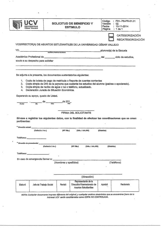 Formato de atencion al alumno -RECATEGORIZACION 2015 II