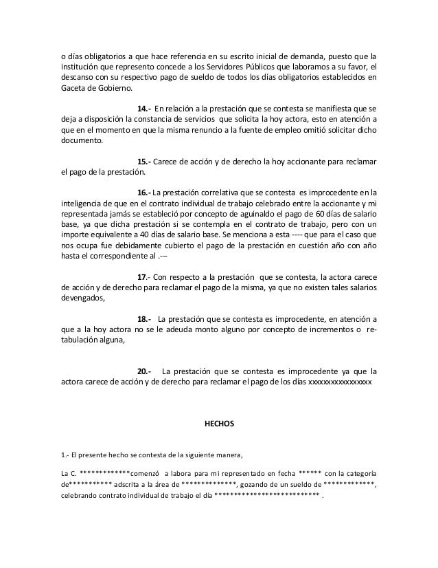 Formato de demanda laboral