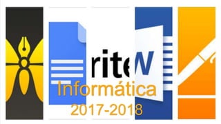 Informática
2017-2018
 