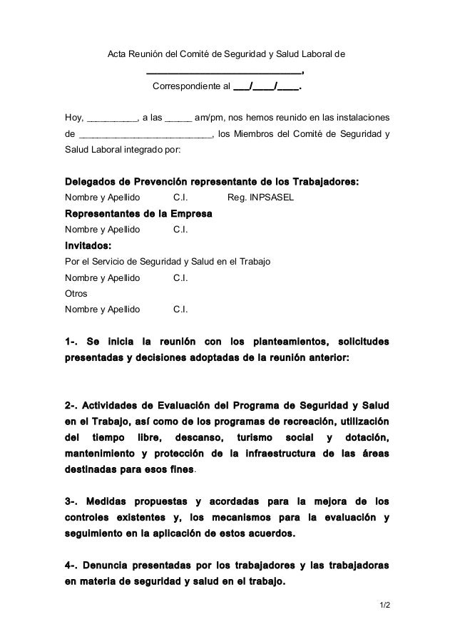 formato de minuta 2017 formatos minutas de reunion