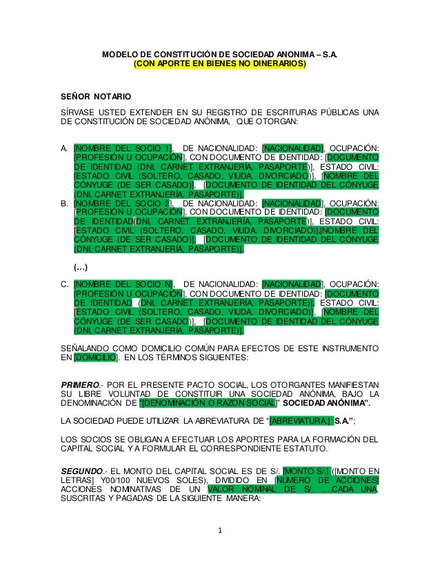 formato minutas