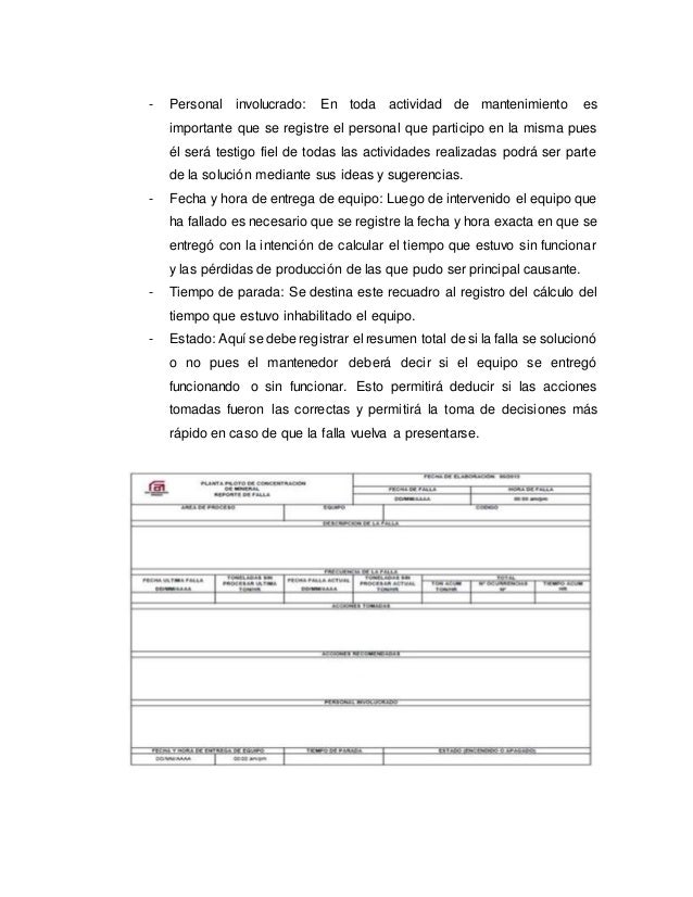 orden de trabajo formato